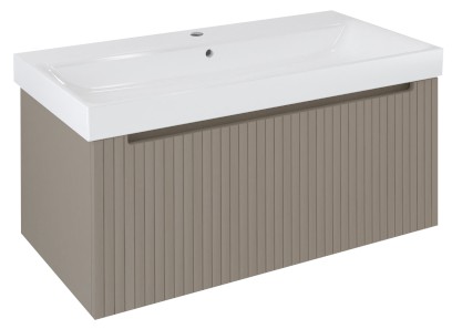 NELIO STRIP umyvadlová skříňka 96,5x44x49cm, 1x zásuvka, agila NL100-4343S