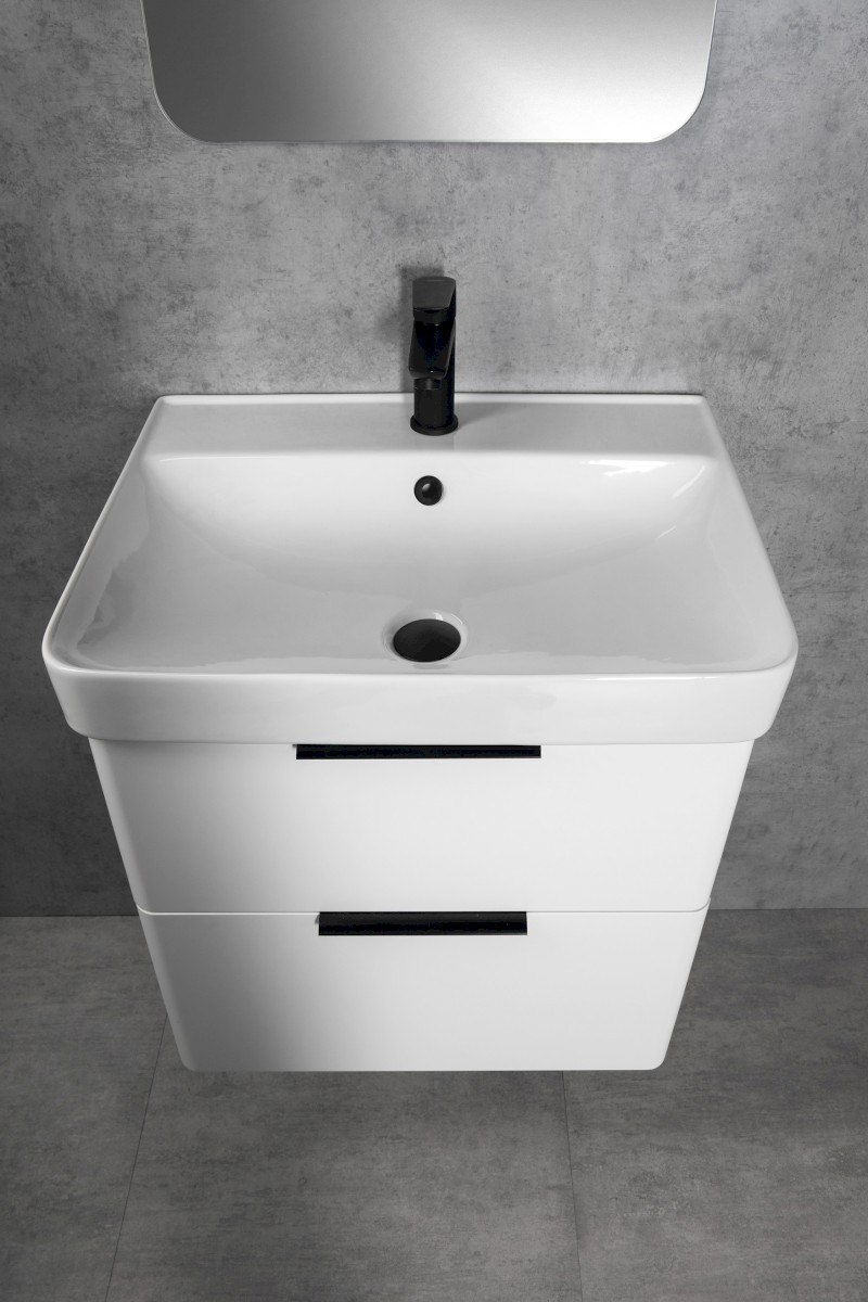 DENEB umyvadlová skříňka 56,5x55x43,5cm, bílá mat DN260