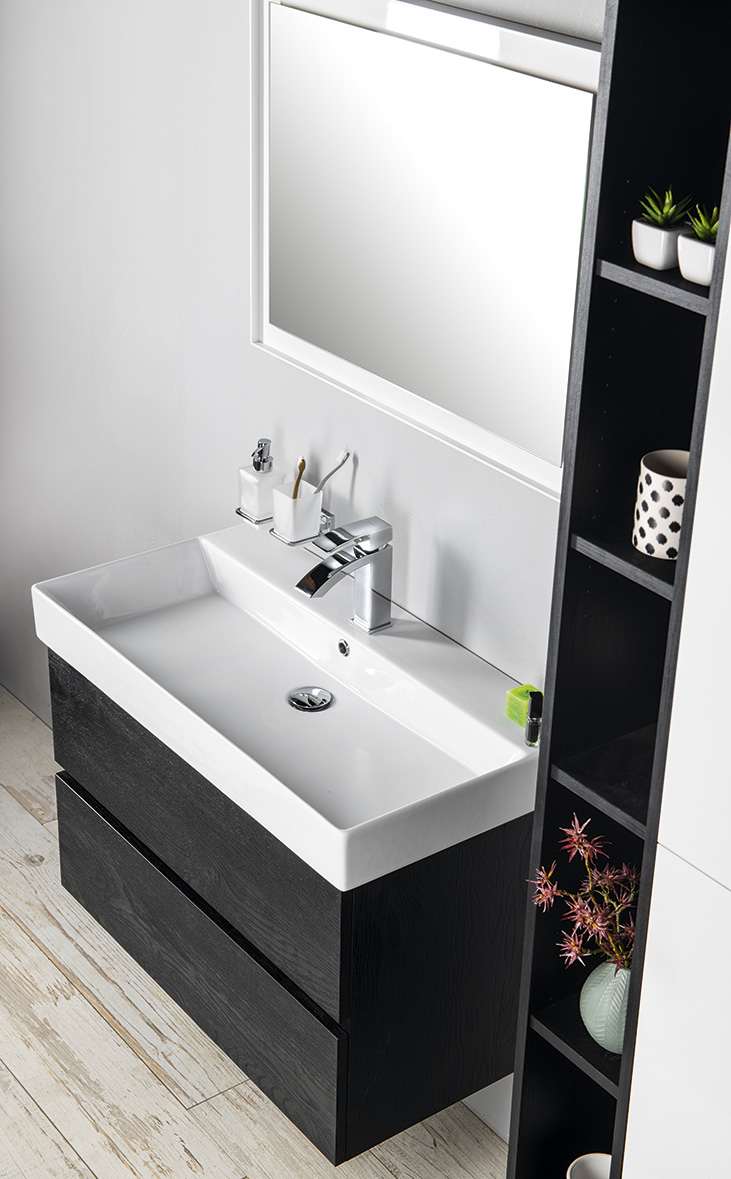 ODETTA umyvadlová skříňka 82x50x43,5cm, jilm bardini DT085-1313