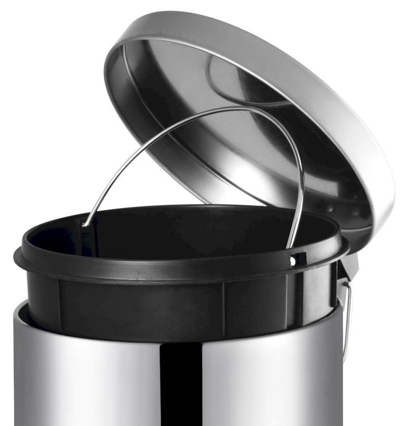 SIMPLE LINE odpadkový koš kulatý 5l, nerez lesk 27105