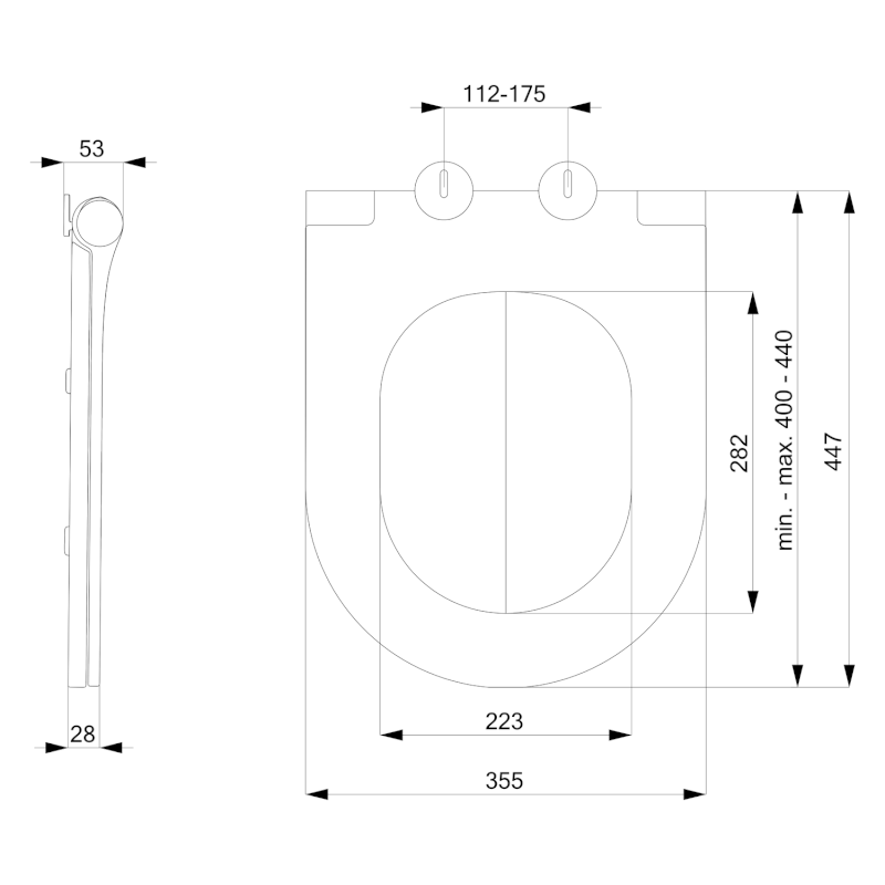 BRILLA WC sedátko, SLIM, Soft Close, zelená mat 100787-128