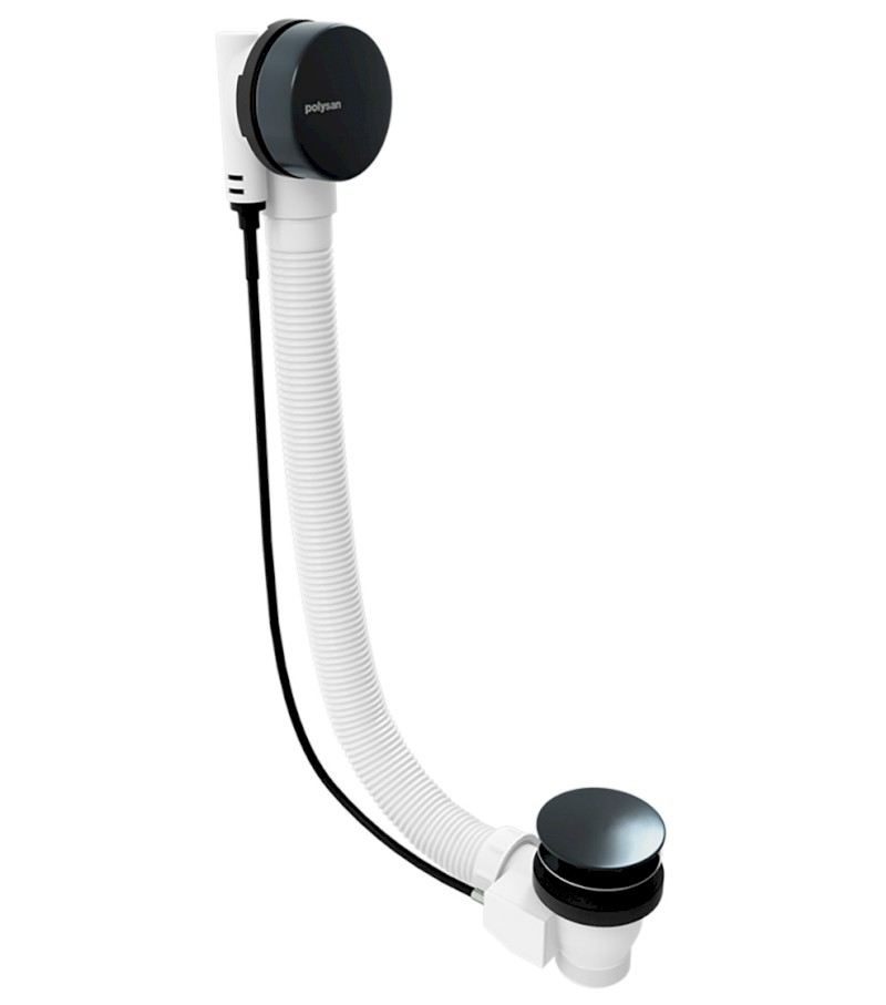 Vanová souprava, bovden, délka 1200mm, zátka 72mm, gun metal 71856.60