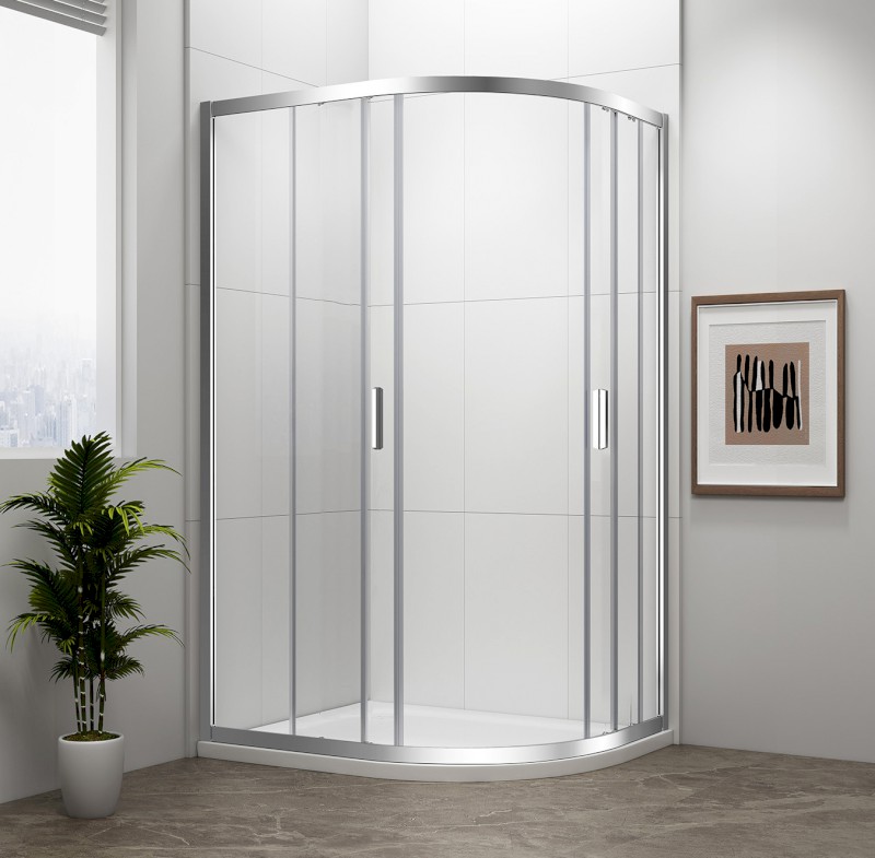 EASY čtvrtkruhová sprchová zástěna 1200x800mm, L/R, čiré sklo EL2315