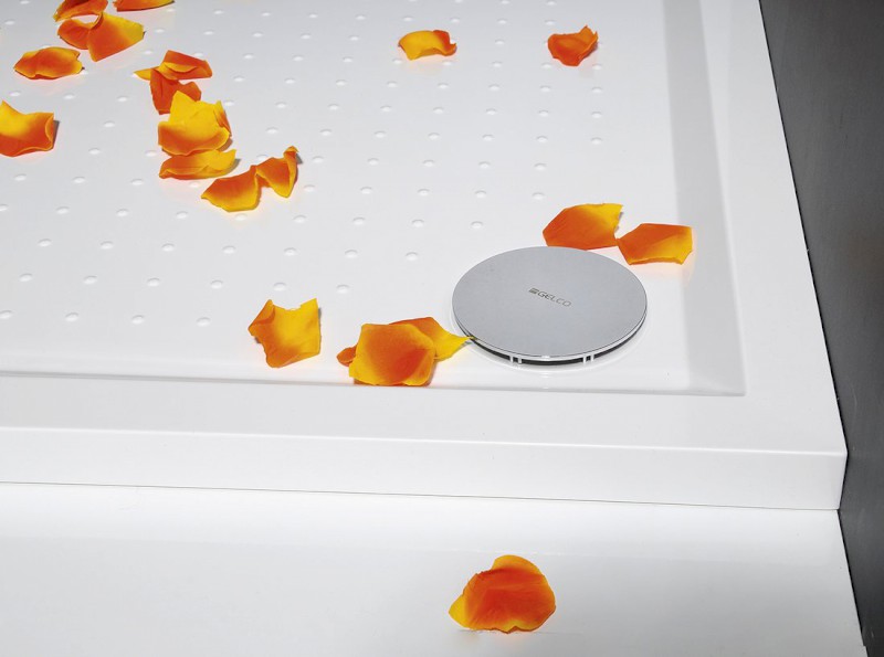 SARA sprchová vanička z litého mramoru, obdélník 100x80cm, bílá GS10080