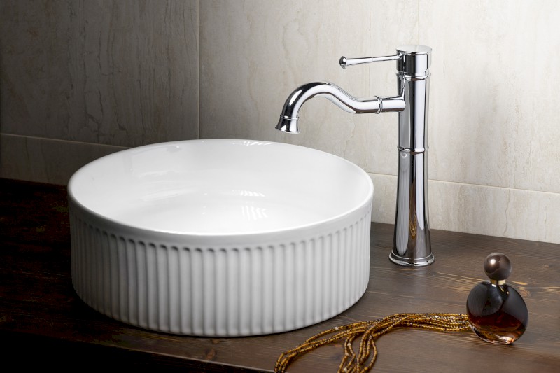 ATENA stojánková umyvadlová baterie vysoká, chrom ZB006