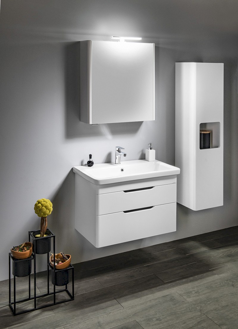 ELLA umyvadlová skříňka 76,5x50x43cm, bílá EL080-3030