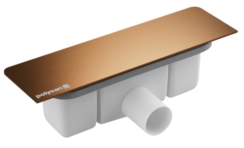 KAZUKO vaničkový sifon, DN40, krytka měď mat 26377