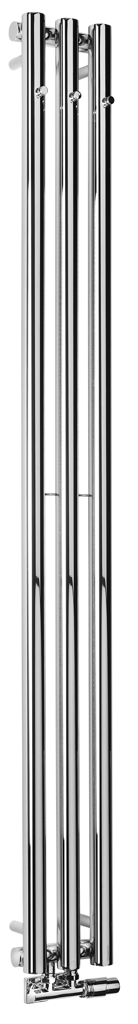 PILON otopné těleso 196x1800mm, se třemi háčky pro ručník, chrom IZ126T