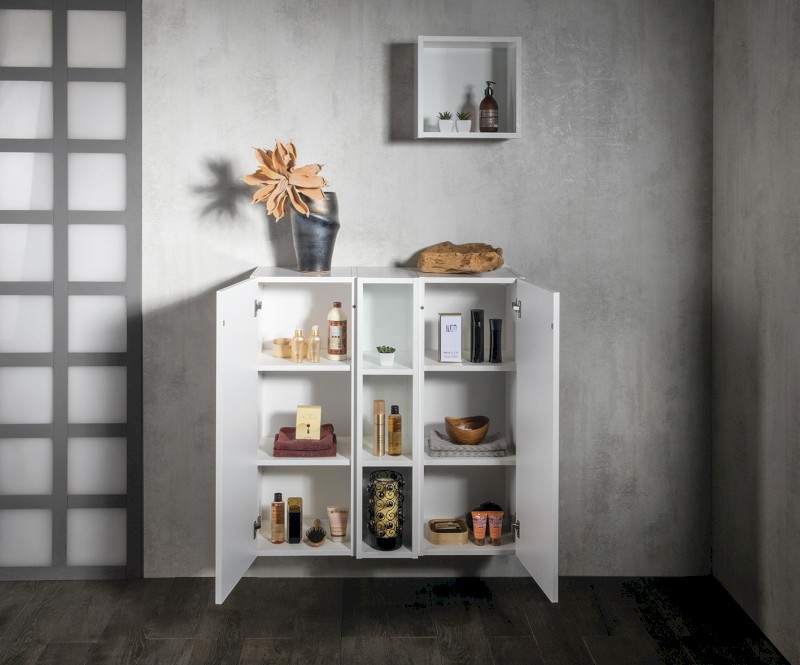 ESPACE skříňka 35x94x32cm, 1x dvířka, levá/pravá, bílá mat ESC530-3131