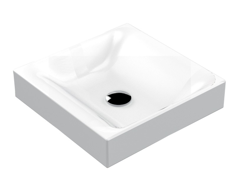 CENTO keramické umyvadlo na desku, 45x45cm, bílá 354401