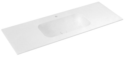 ARUBA umyvadlo, Rockstone, 130x51,5cm, bílá mat AR130-B1M