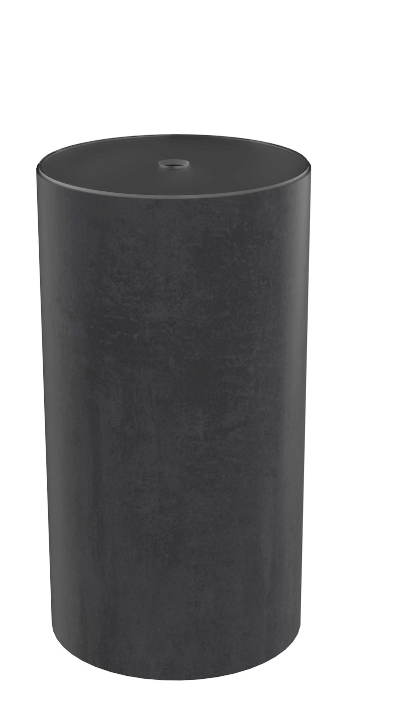 OASIS podstavec pod umyvadlo, LED difuzor, ø 400x745mm, beton infinity AS708-42238