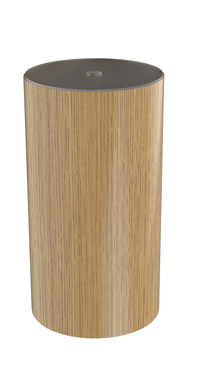 OASIS podstavec pod umyvadlo, LED difuzor, ø 400x745mm, dub alabama AS708-H3331