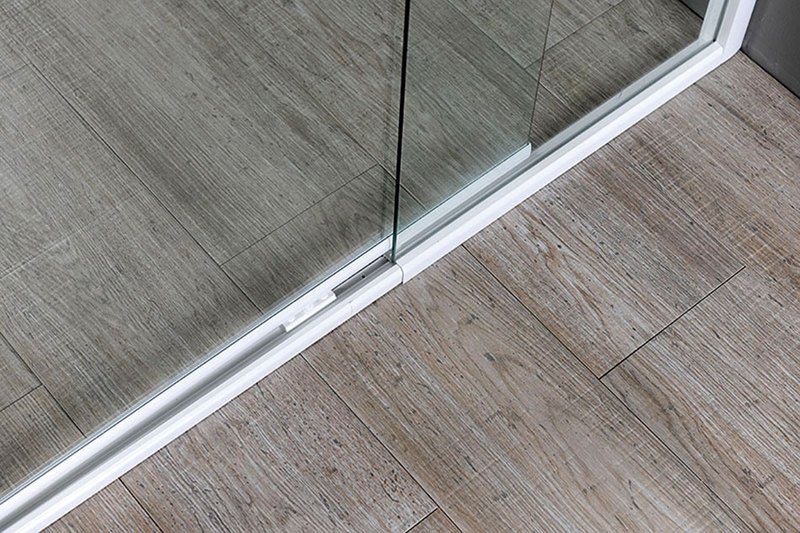 AMICO sprchové dveře výklopné 740-820x1850mm, čiré sklo G70