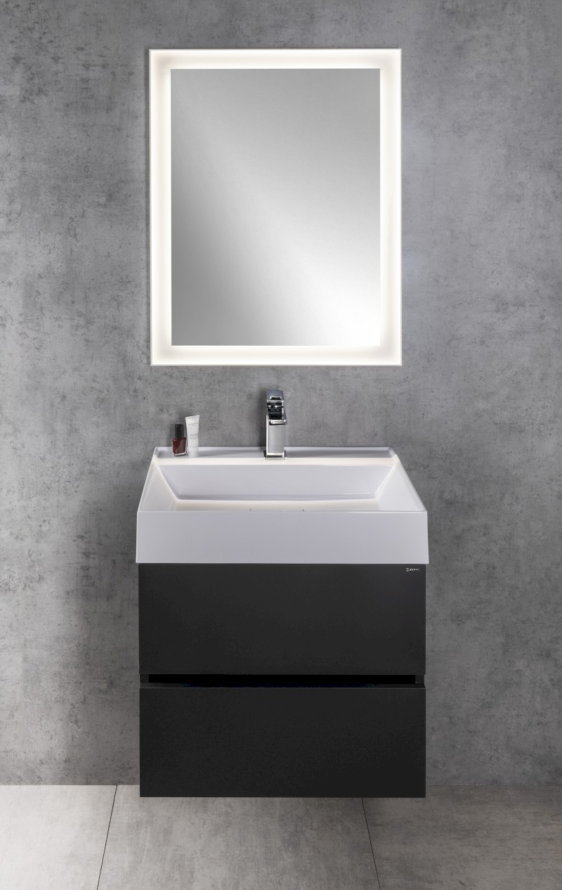 ODETTA umyvadlová skříňka 57x50x43,5cm, antracit matný DT060-3434