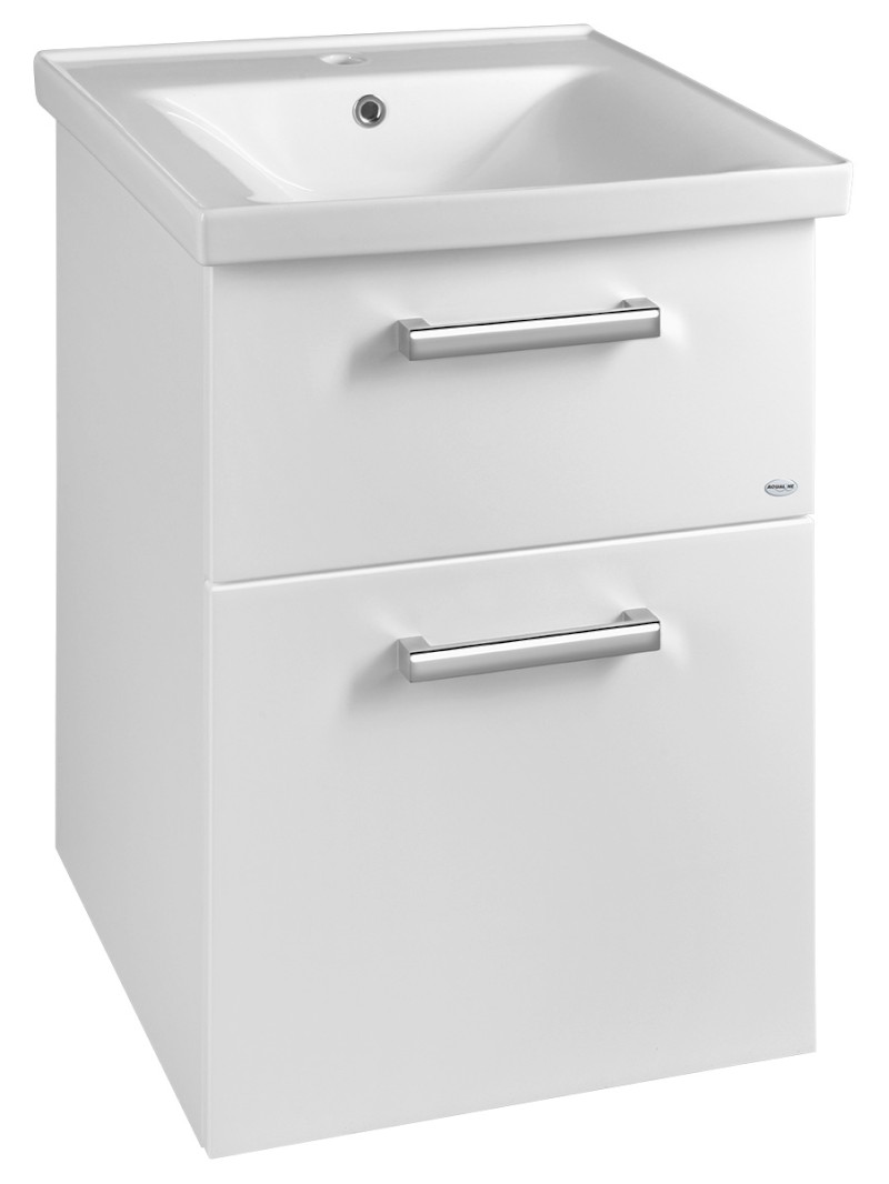 VEGA umyvadlová skříňka 51,5x72,6x43,6cm, 2x zásuvka, bílá VG053