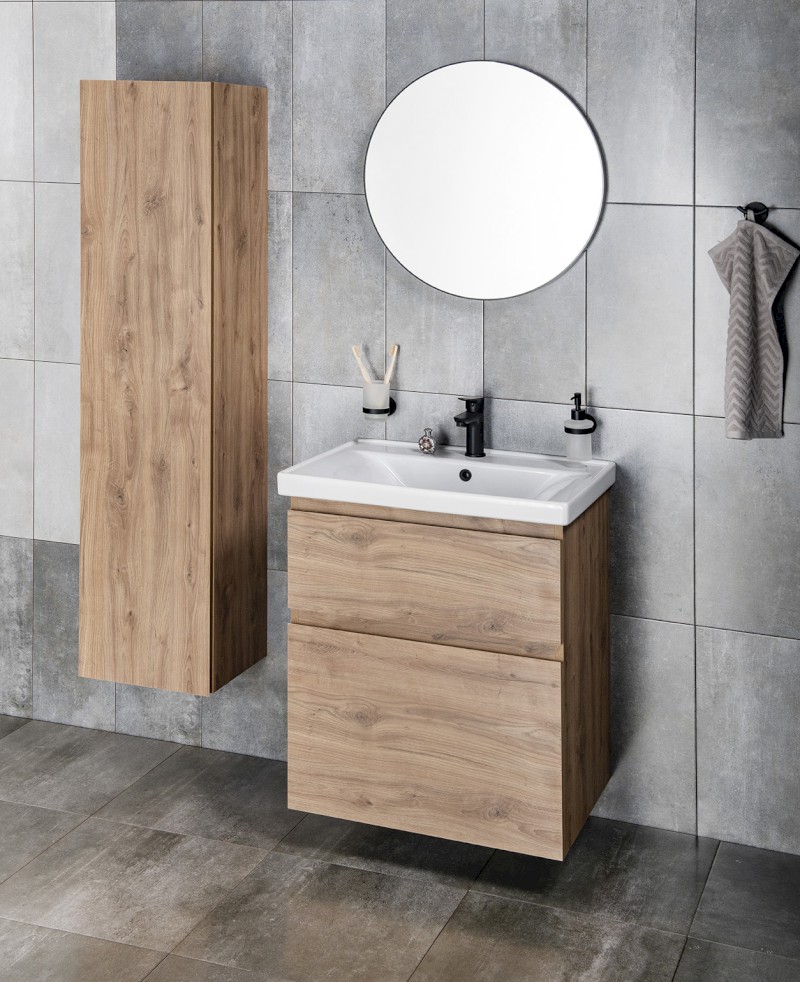 ALTAIR vysoká skříňka 35x150x31cm, dub emporio AI450