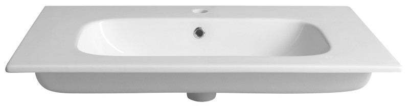 PIEDRA keramické umyvadlo nábytkové 81x46,5cm, bílá 43081