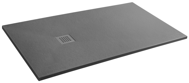 TRENECA vanička z litého mramoru s možností úpravy rozměru, 140x80cm, šedá mat 84304.31