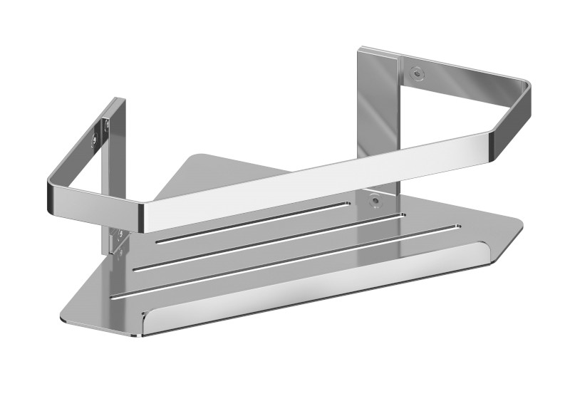 MYLINE rohová polička do sprchy, 214x90x214mm, nerez lesk 105T12100