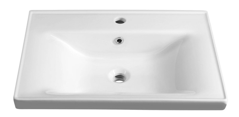SAVA 60 keramické umyvadlo nábytkové 60x46cm, bílá 2060