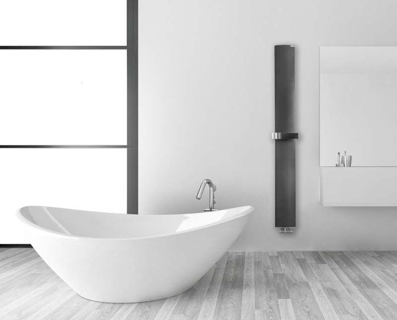 OTHELLO MONO SLIM hliníkové otopné těleso 300x1890mm, černá mat 2301189030SN