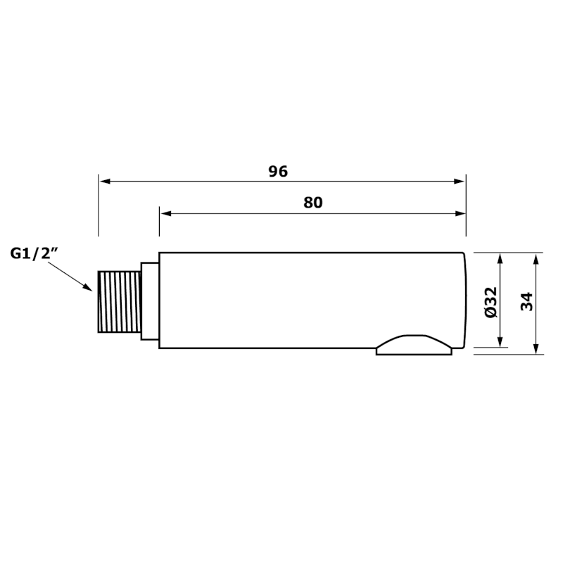 PARIS výsuvná sprcha dřezové baterie 1/2