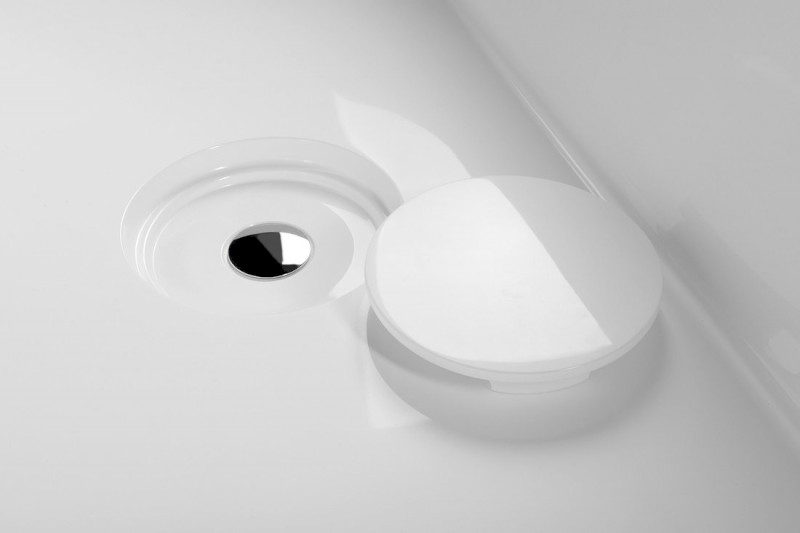 PAGODA nástěnná vana litý mramor 170x85x58cm, bílá 72976