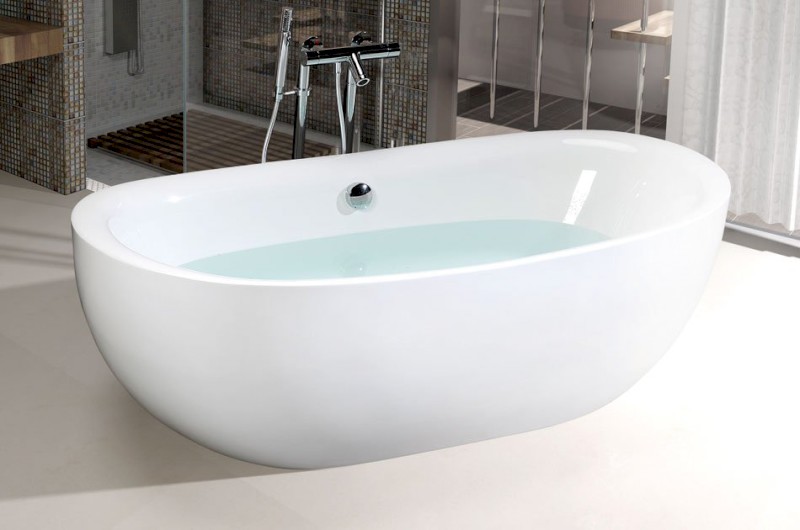 ZASU volně stojící vana 180x81x58cm, bílá 69611