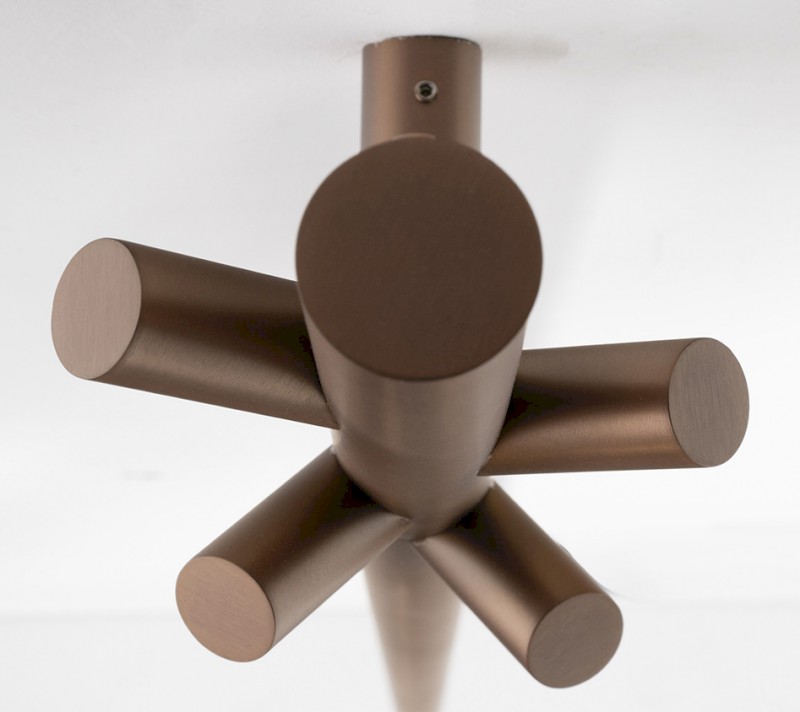 PASADOR elektrický sušák ručníků, kulatý, 150x1500 mm, 30 W, měď mat ER175PG