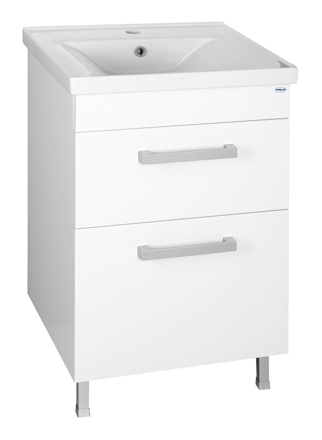 SAVA 55 keramické umyvadlo nábytkové 55x46cm, bílá 2055