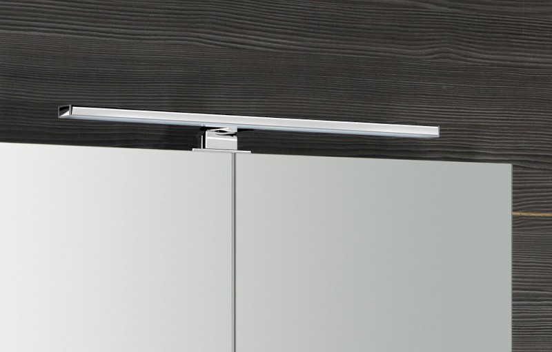 RIWA galerka s LED osvětlením, 81x70x17cm, dub stříbrný RIW080-0011