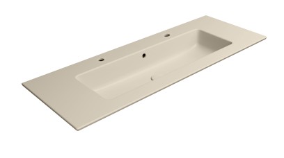 PURA keramické dvojumyvadlo Slim 122x46cm, creta mat 8887208