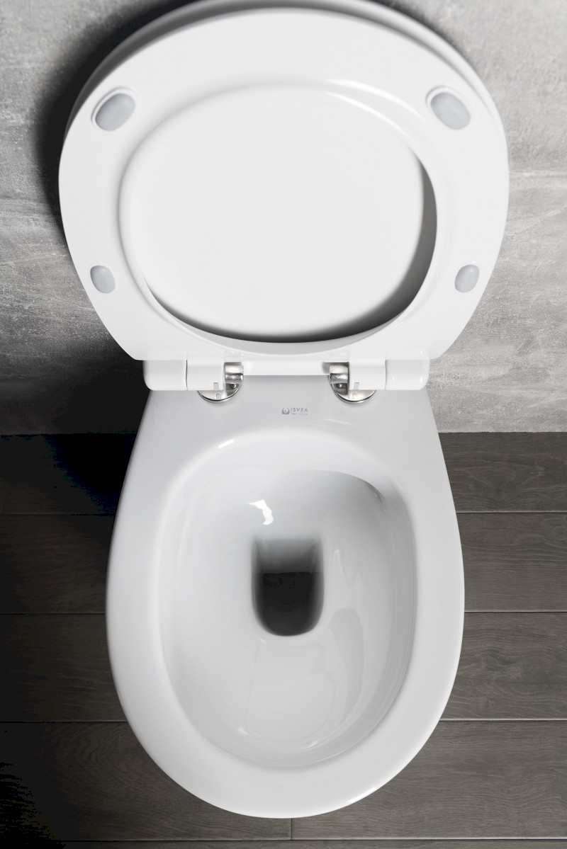 SENTIMENTI WC mísa stojící, Rimless, 36x52 cm, spodní/zadní odpad, bílá 10SM10004SV