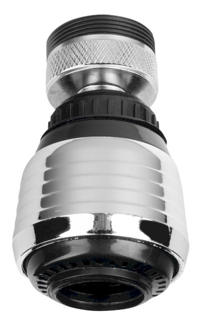 Perlátor s kloubem a přepínačem, redukce M22x1 a M24x1, ABS/chrom B003