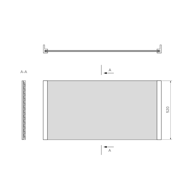 UNIVERSAL NIKA panel 190x52cm 26398