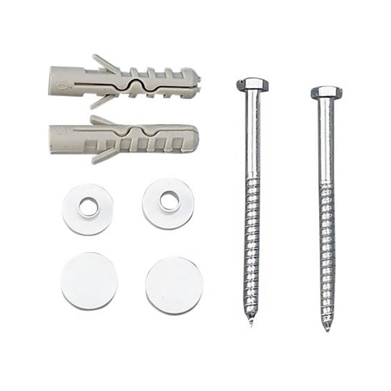 MAK10 kotvící sada pro WC mísy, vrut 6,0x70, bílá 40023