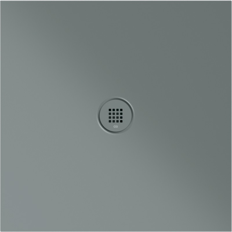 Keramická sprchová vanička, čtverec 80x80x2cm, agave mat 46080804