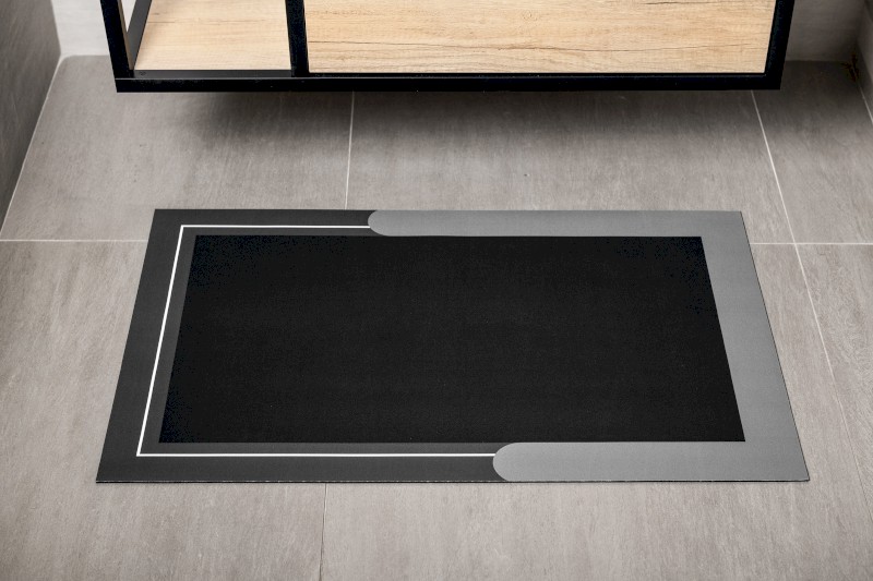 Koupelnová předložka 50x80cm, absorpční, šedá PCD014