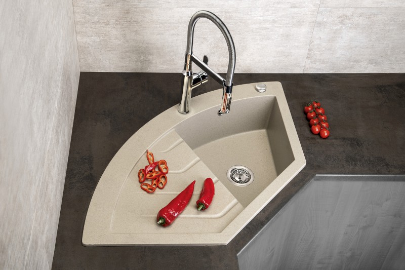 JESSY stojánková dřezová baterie se sprškou, chrom 1105-62