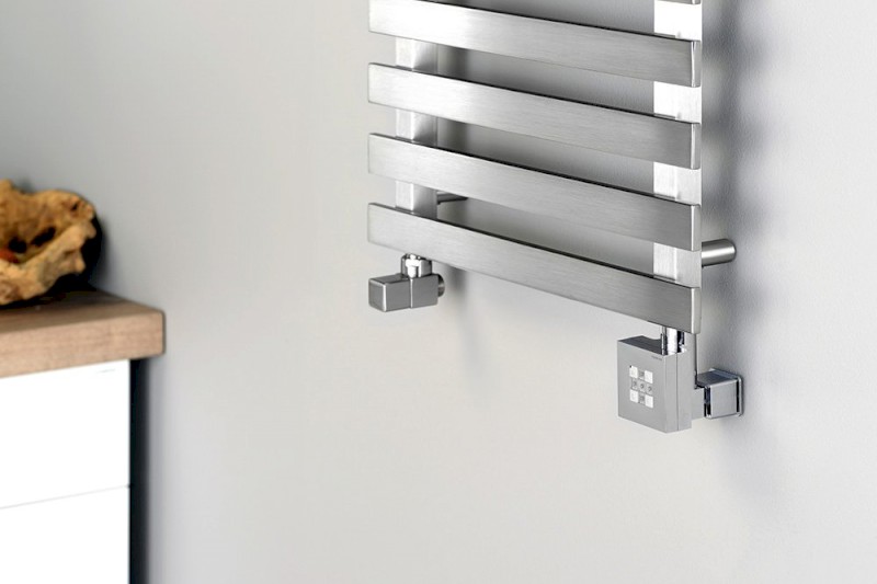 KTX topná tyč s termostatem, s krytem pro kabel, 400 W, chrom KTX-CW-400