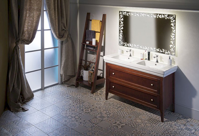 CLASSIC keramické dvojumyvadlo 125x54 cm, bílá ExtraGlaze 8725111