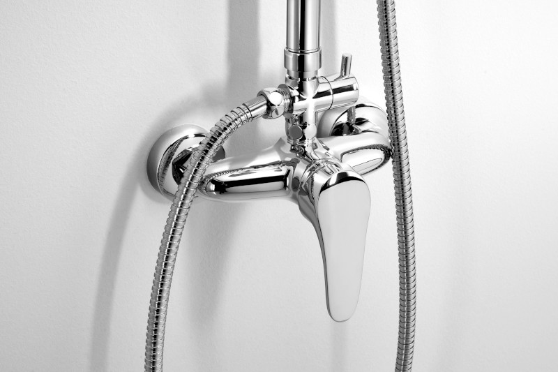 KASIOPEA sprchový sloup s pákovou baterií, chrom 1107-48