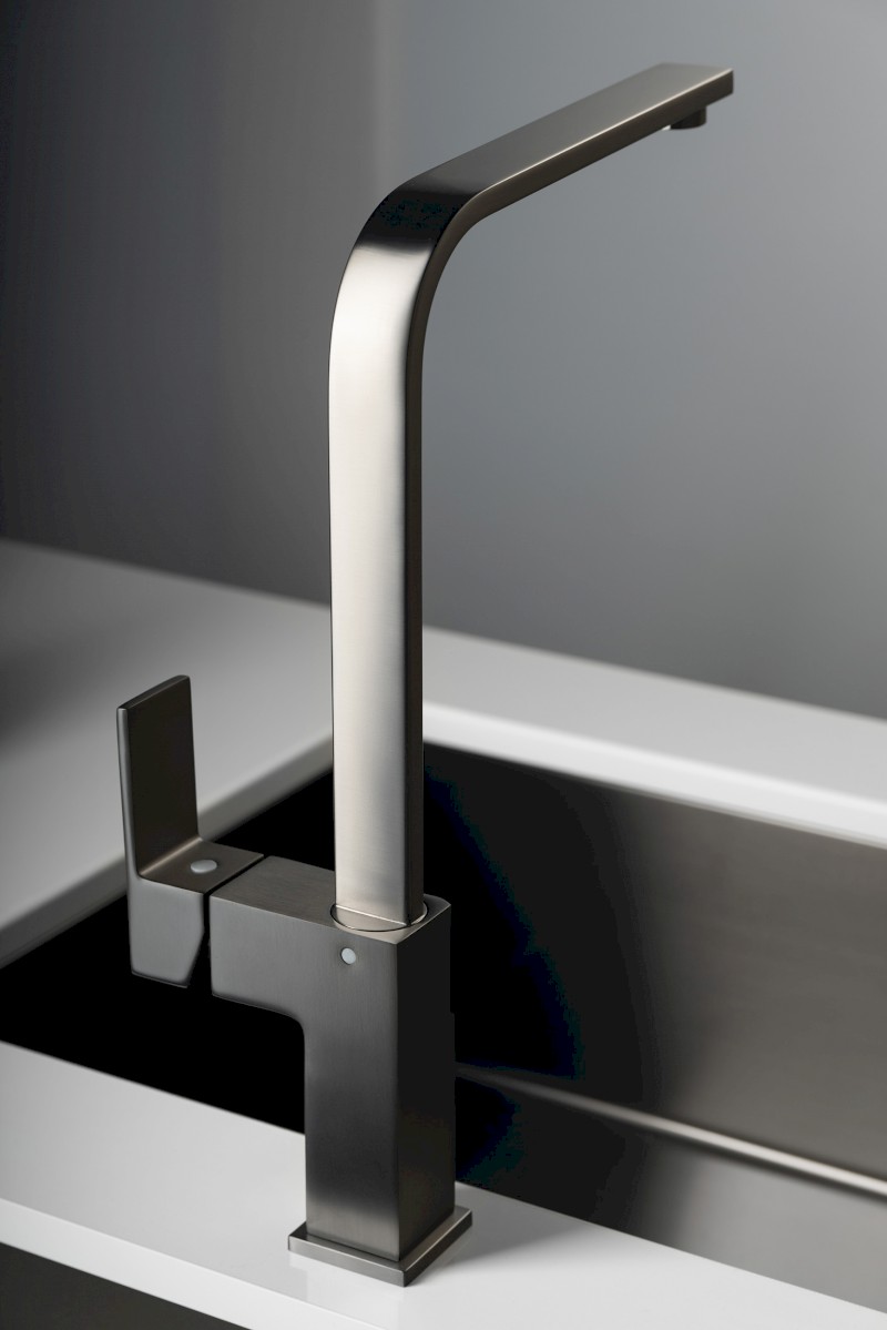 FRACTO stojánková dřezová baterie, gun metal FA125GM