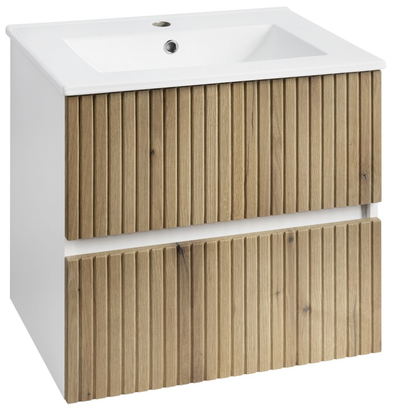 PANEDA STRIP umyvadlová skříňka 59,5x55x45,2cm, dub emporio PN360