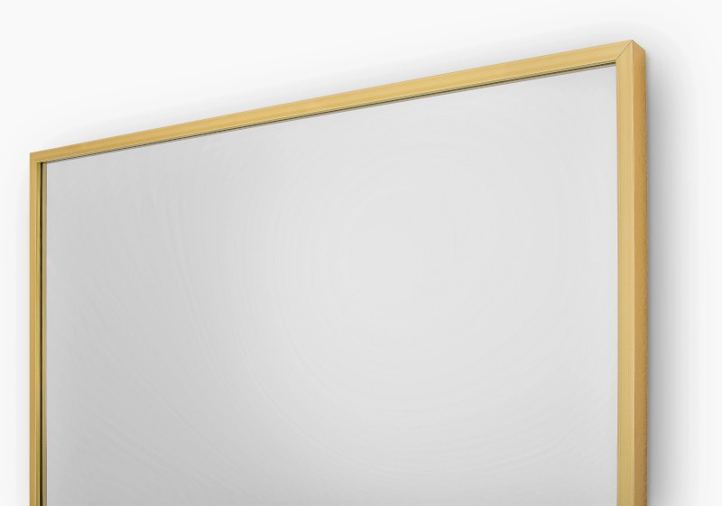 NOTION SLIM zrcadlo v rámu 60x80cm, zlato mat NT860G