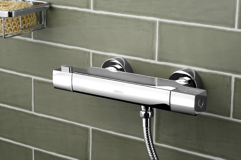 MIXONA nástěnná sprchová termostatická baterie, chrom MG411