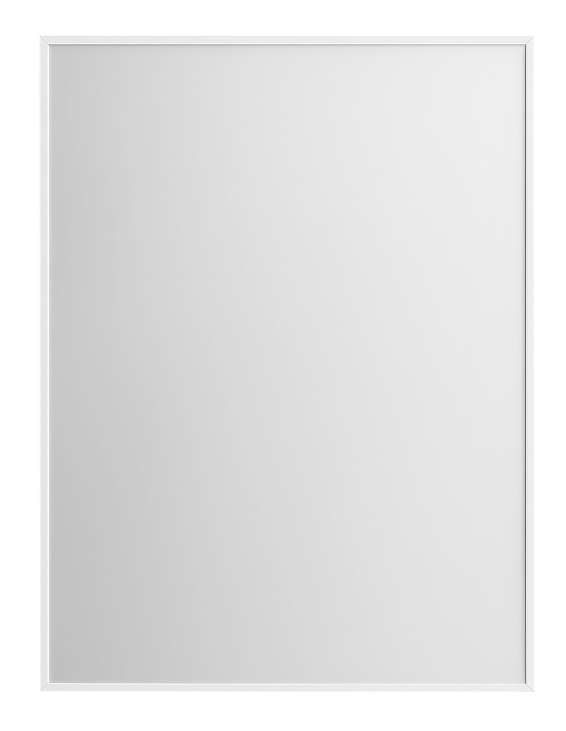 NOTION SLIM zrcadlo v rámu 60x80cm, bílá mat NT860W