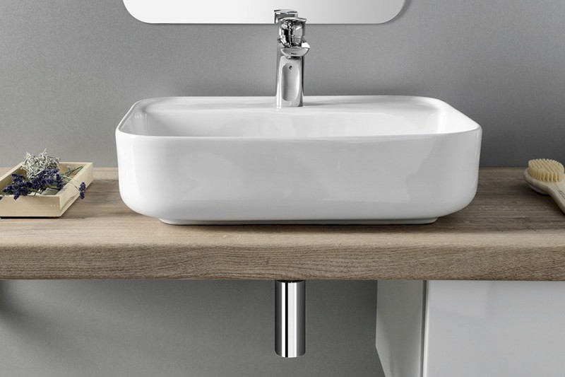 GARDA keramické umyvadlo na desku, 50x40 cm, bílá AR452