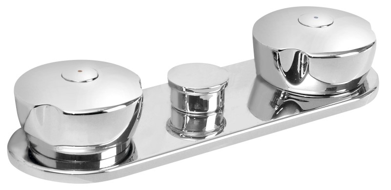 Kohoutková baterie s přepínačem 18x6 cm, chrom BD13151